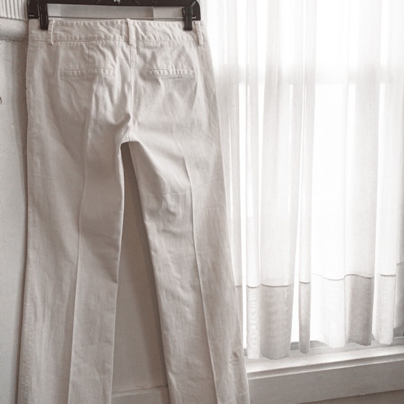 DVF Wide Leg White Pleated Pants Size 2 - Picture 5 of 7